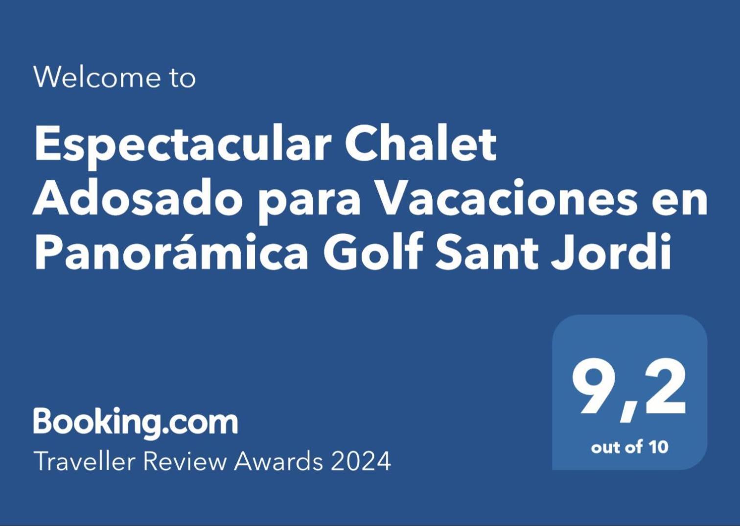 Espectacular Chalet Adosado Para Vacaciones En Panoramica Golf Sant Jordi Exterior foto